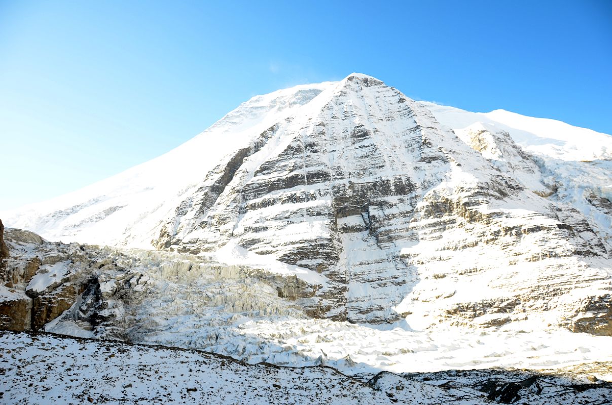 04 Dhaulagiri North Face and Dhaulagiri Glacier From Dhaulagiri Base Camp 4681m Around Dhaulagiri 